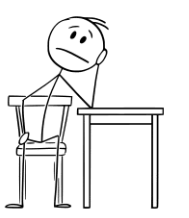 ぼんやりしている子供