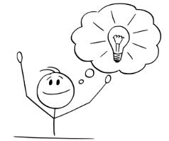 アイデアを浮かべる