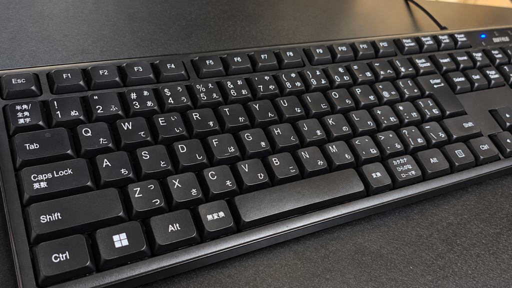 BUFFALOの静音キーボード「BSKBU345BK」
